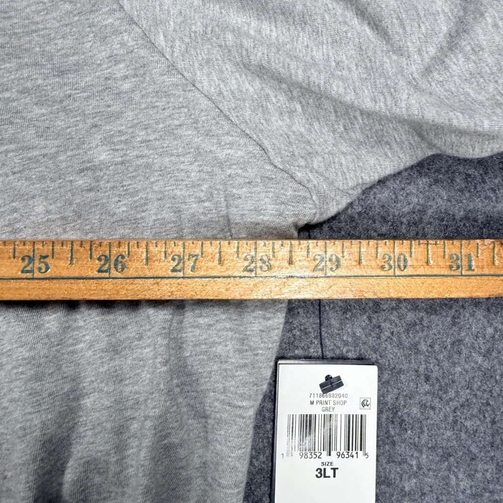 Polo Ralph Lauren 3XLT Grey POLORL67 Graphic T-Shirt NWT Big & Tall 711866982040